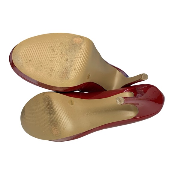 Arturo Chiang Red Kitten Heels 5” - Picture 4 of 5